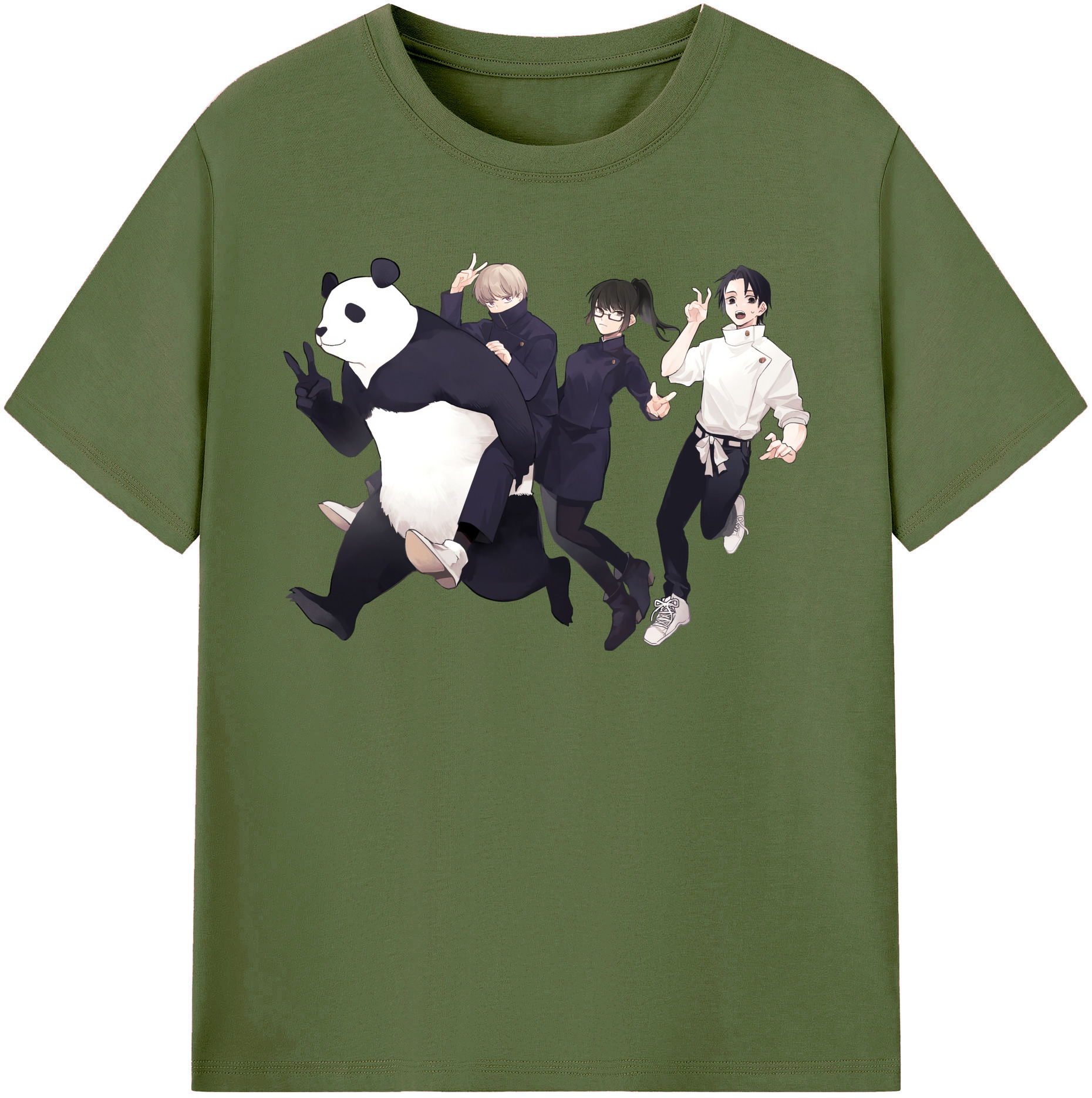 （画像用） 呪術廻戦 Jujutsu Kaisen 綿100％半袖Tシャツ（フロントプリント）